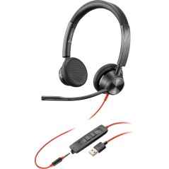 HP Blackwire 3325 Microsoft - Premium USB Headset for Ultimate Comfort and Crystal-Clear Audio - 76J21AA